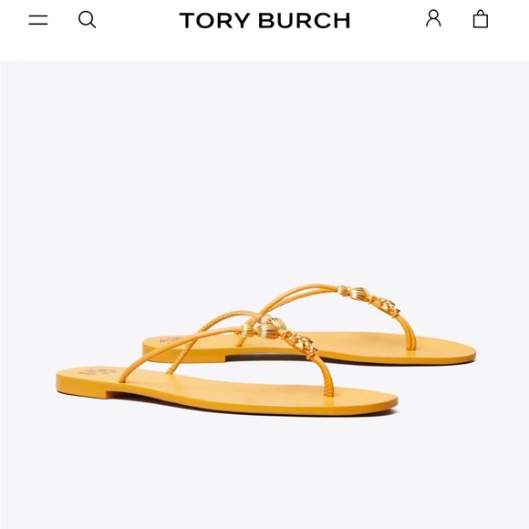 Tory Burch Capri Thong Sandal Size 9 - Picture 1 of 8